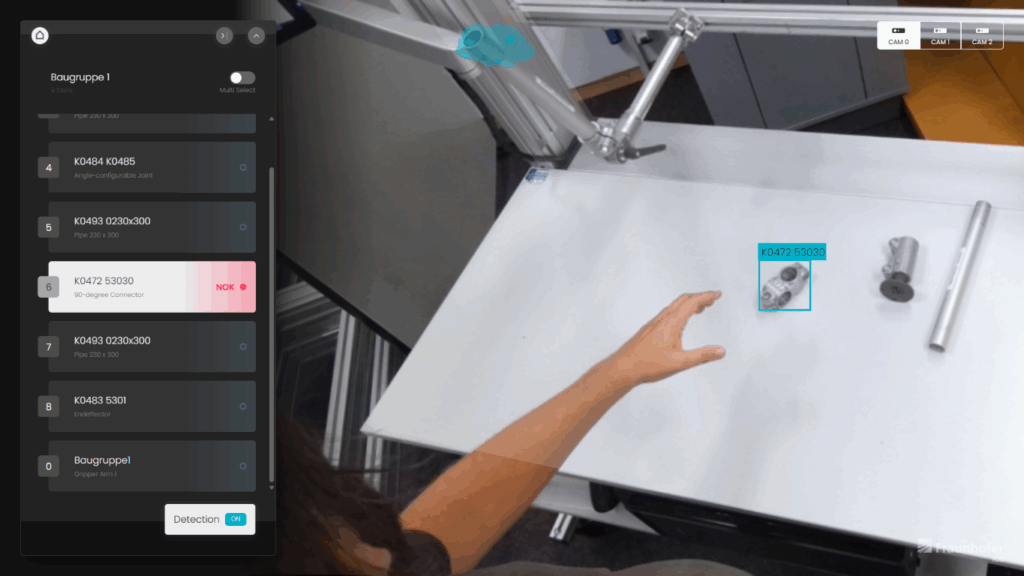 AI- and AR-based Worker Assistance for Manual Assemblies